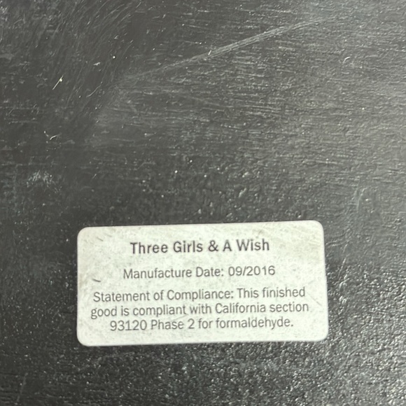 Three Girls and a Wish sign about friends. - Picture 4 of 7